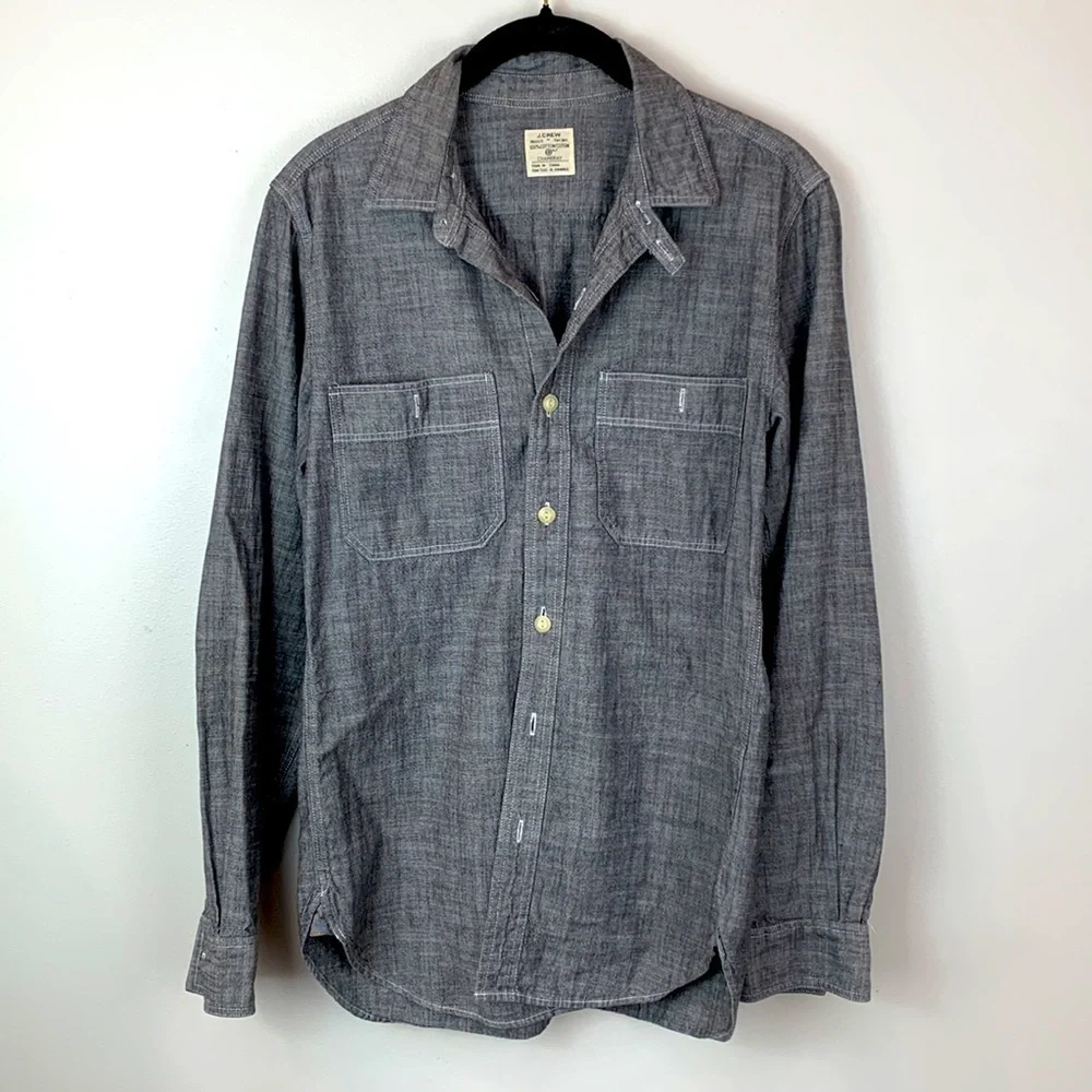 J. Crew Factory Chambray Work Shirt